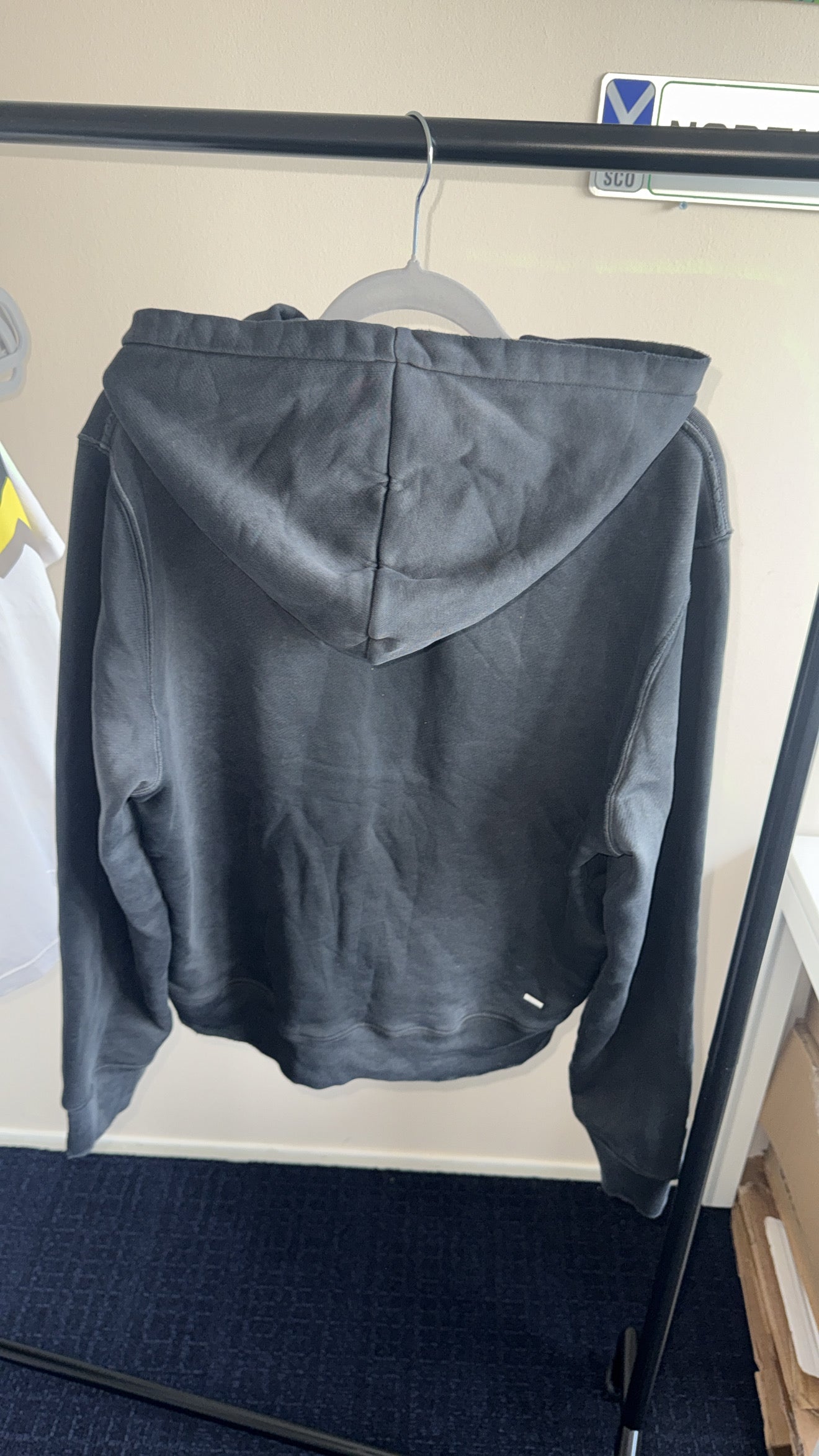 Amiri distressed track hoodie