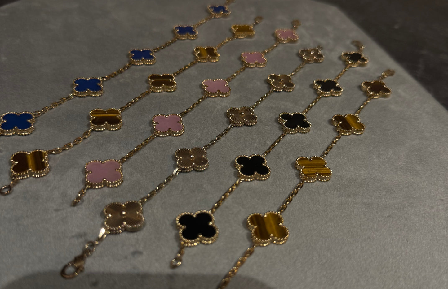 ✨ 9K Solid Gold Clover Bracelets ✨