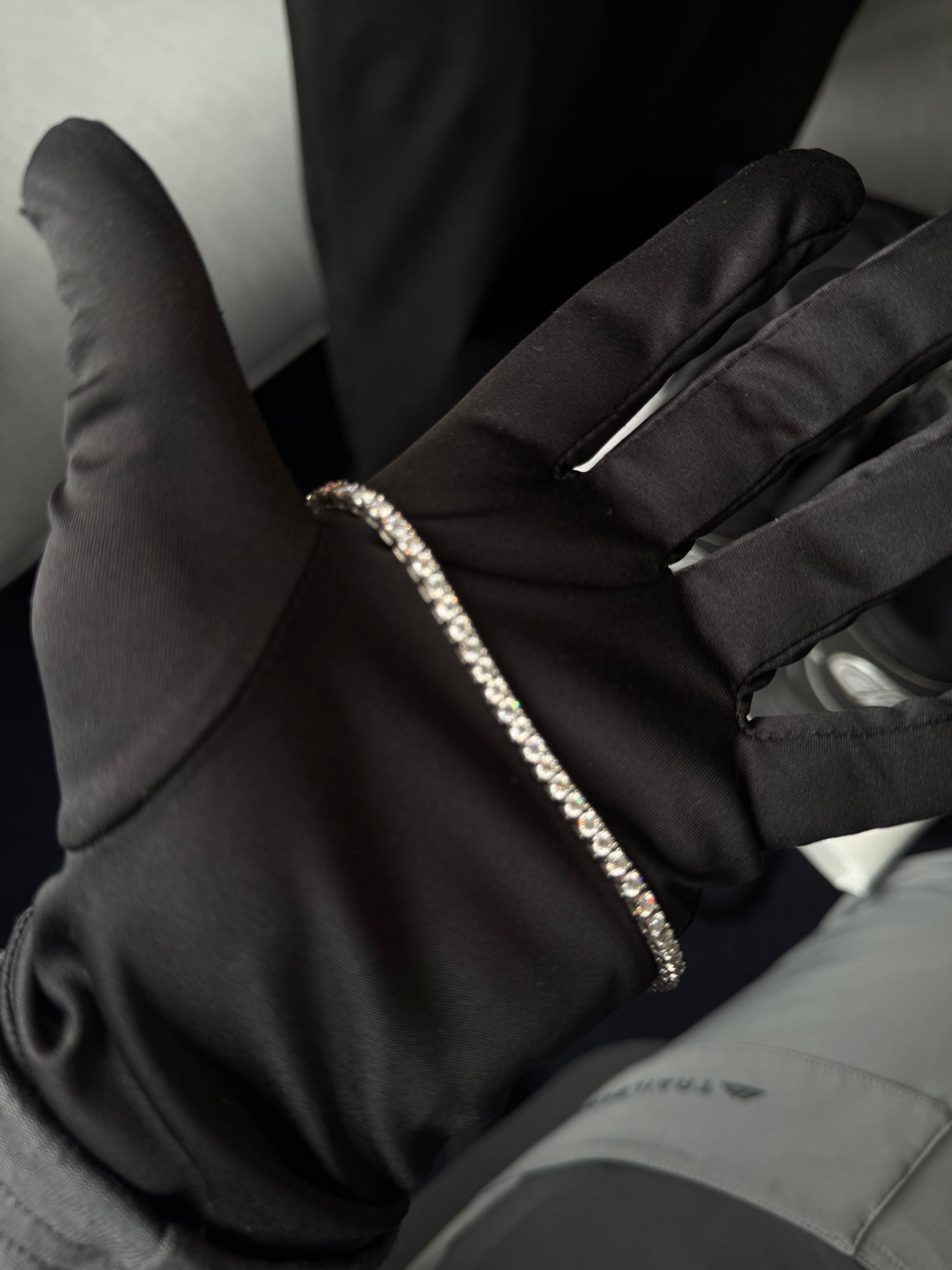 Luxury VVS Lab Diamond Tennis Bracelet – 10K White Gold Finish