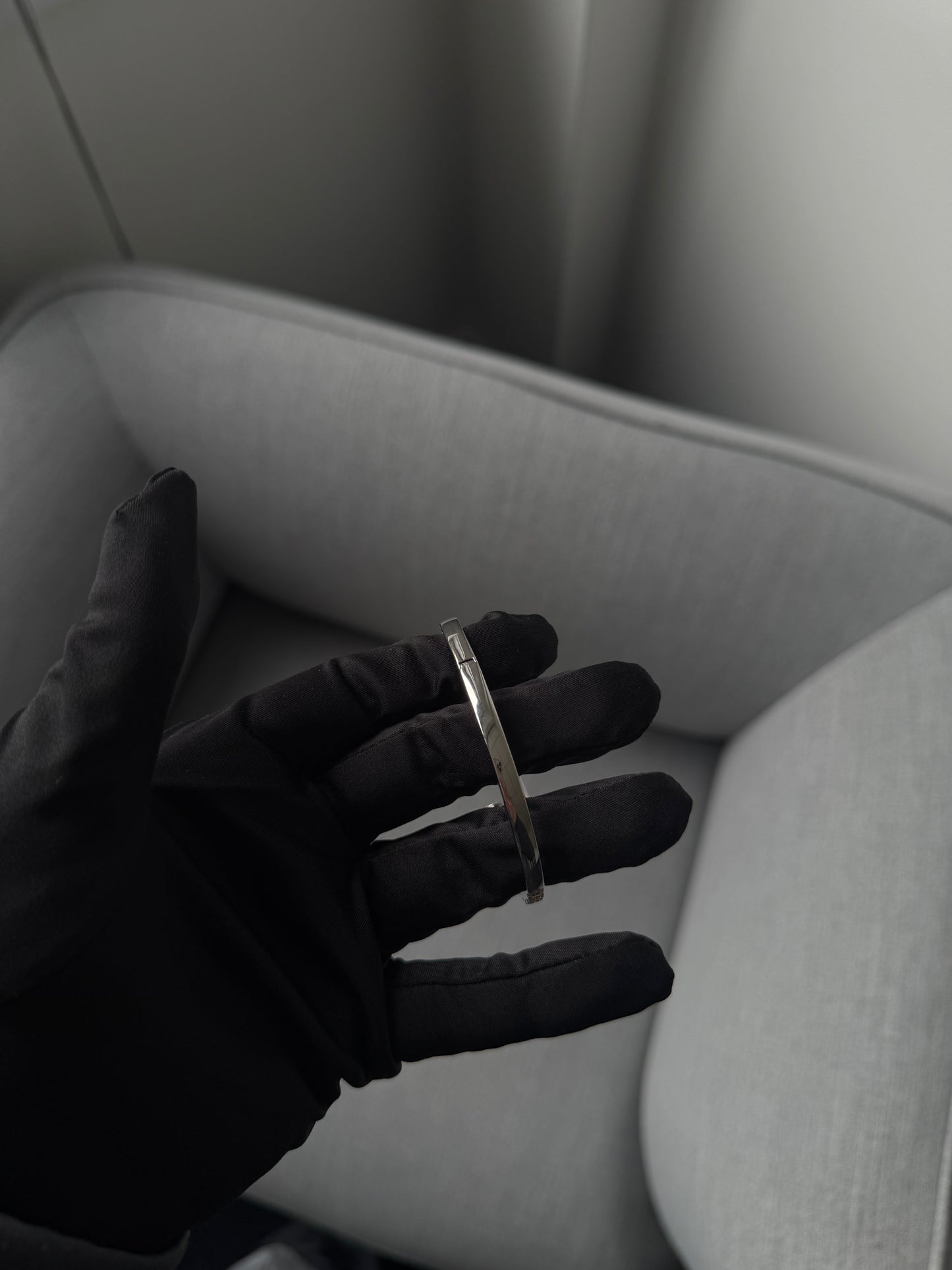Luxury VVS Baguette Nail Bangle