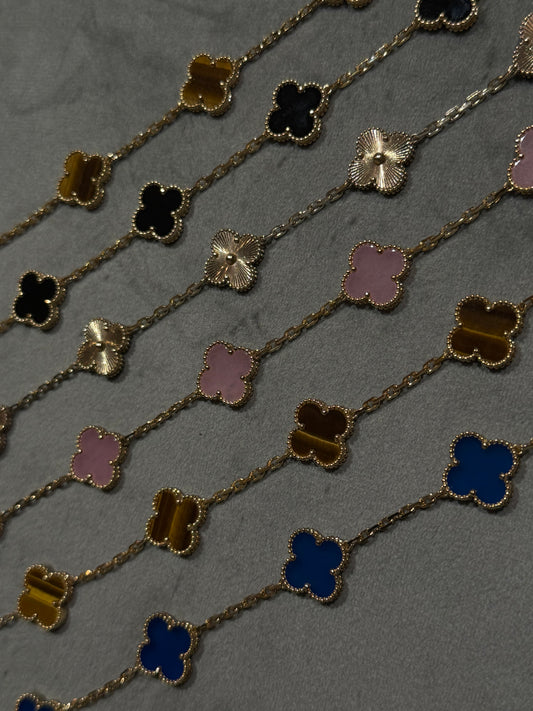 ✨ 9K Solid Gold Clover Bracelets ✨