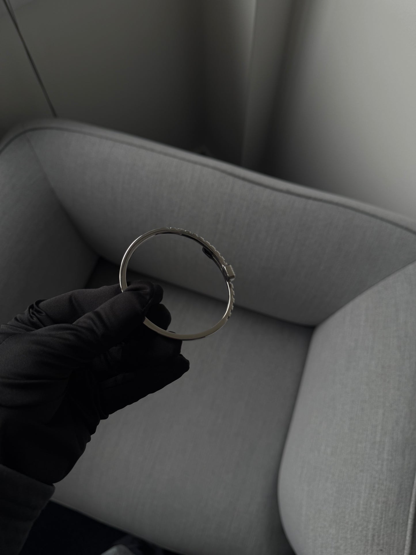 Luxury VVS Baguette Nail Bangle