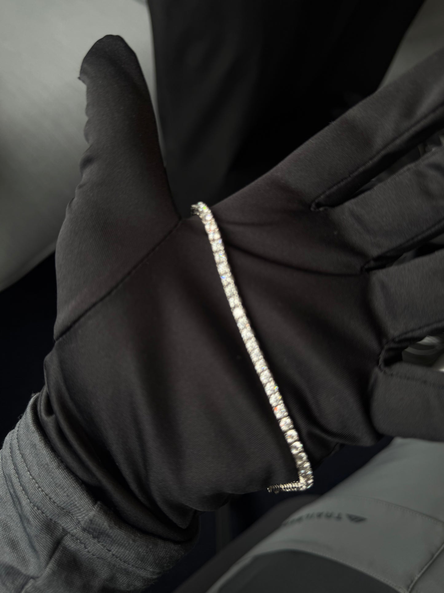 Luxury VVS Lab Diamond Tennis Bracelet – 10K White Gold Finish